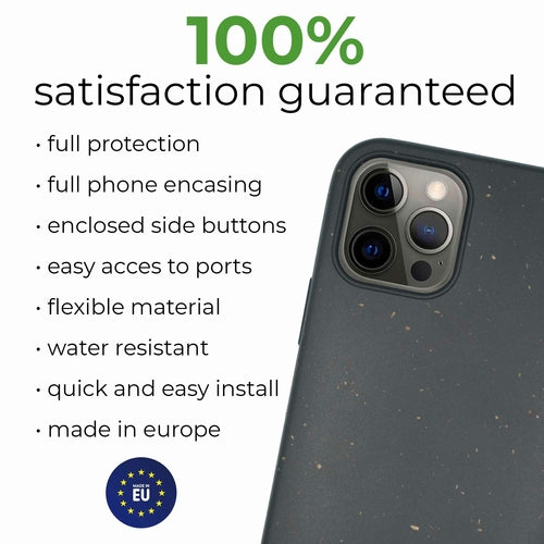 Étui de téléphone biodégradable - Noir