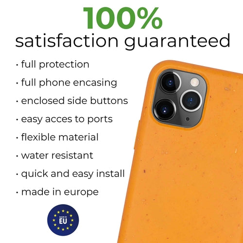 Coque de téléphone biodégradable - Orange
